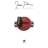 Jesse Dean Designs - JDDX2RS-A – Numark PT01 Scratch Contactless Fader (Red Plate) 