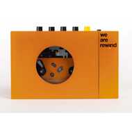 We Are Rewind - Portable BT Cassette Player (Orange/Serge) 
